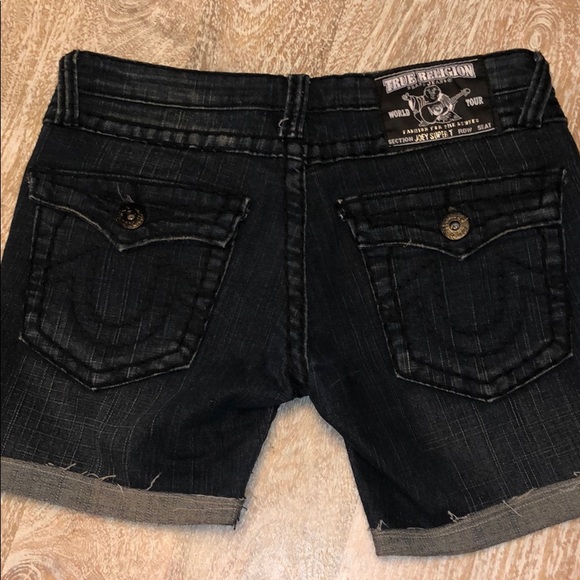 True Religion denim jean shorts size 29 - Picture 2 of 3